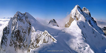 Легендарные вершины Чатын и Ушба, Кавказ