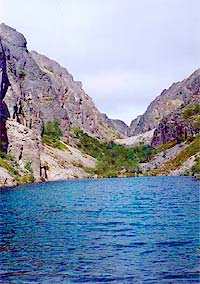 Ущелье Аку-Аку, вид в сторону реки Голцовка
